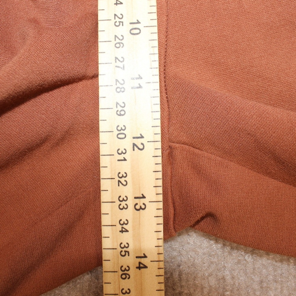 Dear Scarlett Rust Orange Pull On Straight Leg Pants Plus Size 1X Clay Stretch - Picture 3 of 6